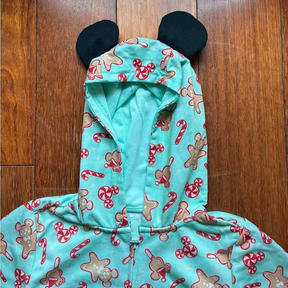 Disney Onesie Pajamas For Kids - Mickey Holiday Treats - Picture 3 of 6